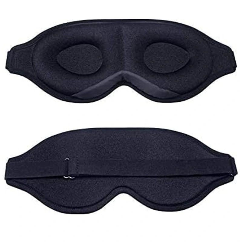 3D Removable Silk Travel Eye Mask for Deep Cool Eye Cup Sleep Mask