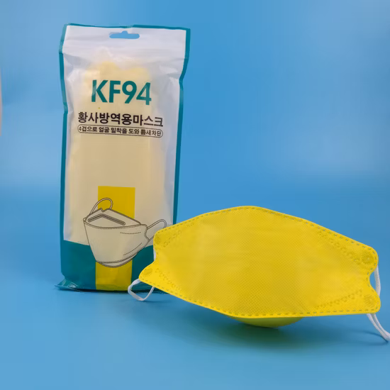 Heiße Verkäufe Kf94-Gesichtsmaske 4-fach farbige 3D-koreanische Maske Kf94 Erwachsene Zivilschutz-Einweg-Weide