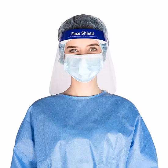 Großhandel Typ Iir Einweg-Vlies-3-lagige chirurgische Gesichtsmaske mit medizinischer Schild-Gesichtsmaske